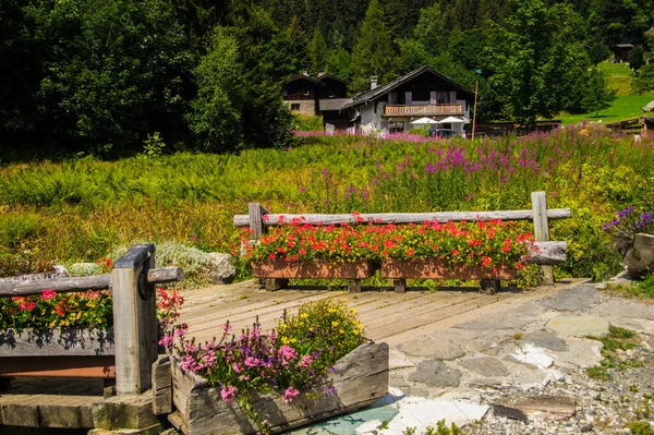 Trelechamp Chamonix Haute Savoie Francii — Stock fotografie