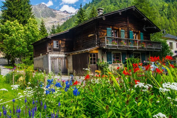 Fransa 'daki Haute Savoie' de Trelechamp in Chamonix
