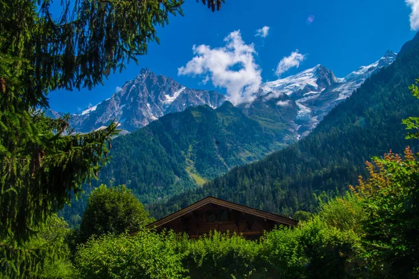 Les Houches Haute Savoie Francia — Foto Stock