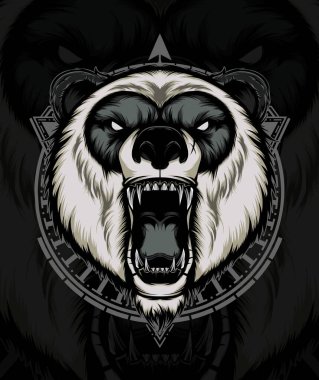 Kaplan kafasının vektör illüstrasyonu