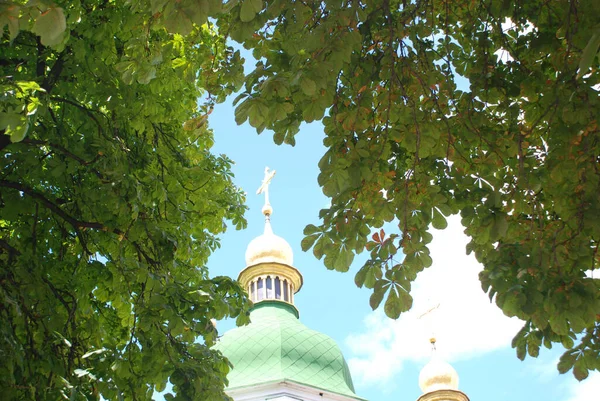 Dreifaltigkeitskirche Der Stadt Kiev — Stockfoto