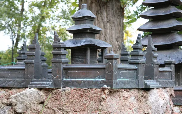 Alter Buddhistischer Tempel Chinesische Pagode Park — Stockfoto