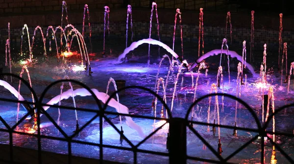 Bela Vista Noturna Cidade — Fotografia de Stock