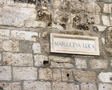 Barselona 'da sokak tabelası