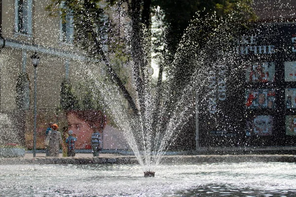 Fontaine Dans Parc — Photo