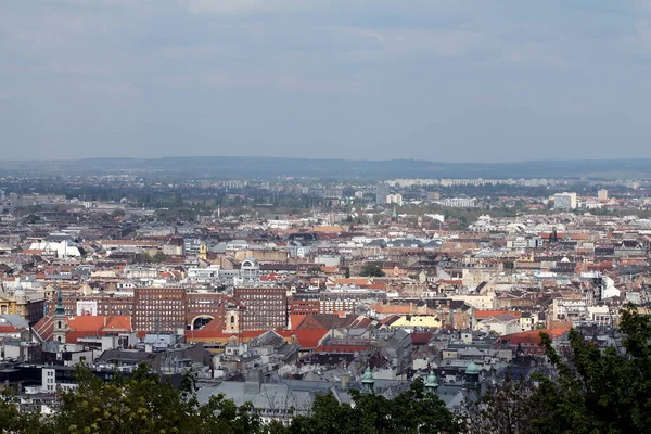 Ovanifrån Staden — Stockfoto