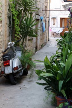 Şehrin sokak manzarası