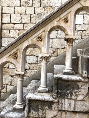 taş merdivenlerin mimari detayları, mimari arka plan