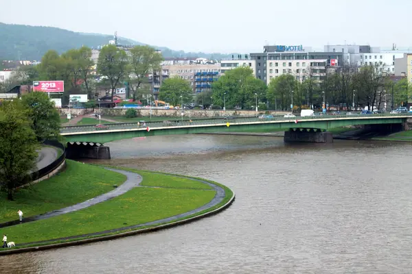 Река Сена Днепр Киеве — стоковое фото