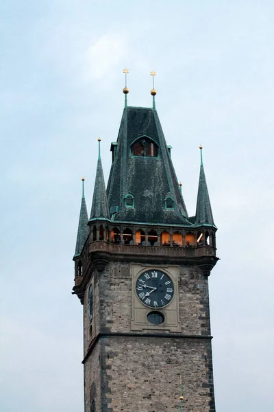Torre Del Reloj Ciudad Histórica —  Fotos de Stock