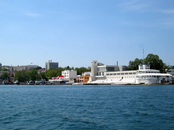 Hamnen Staden Medelhavet Havet — Stockfoto