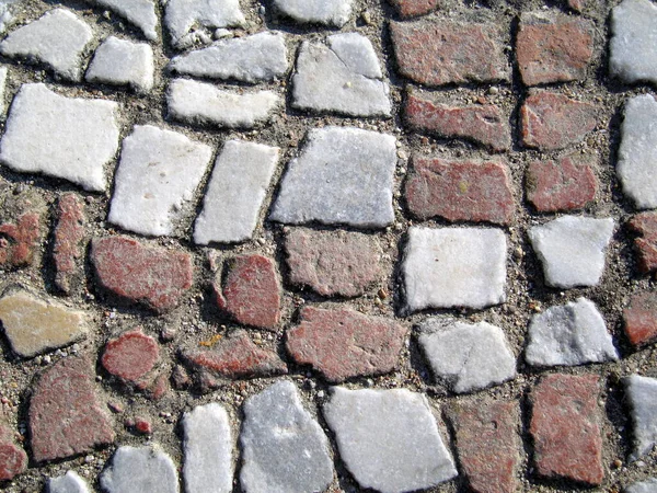 古い石畳の質感の背景 — ストック写真