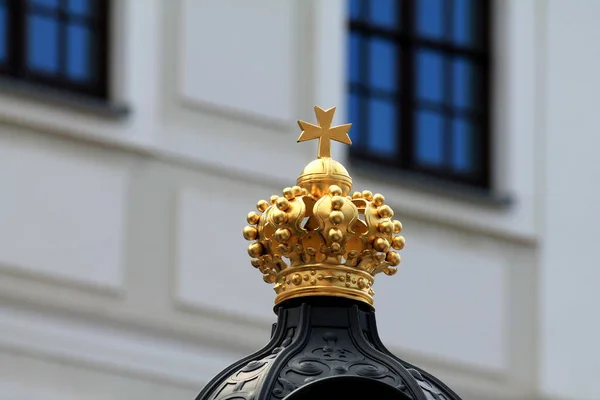 Gouden Koepels Van Orthodoxe Kerk Een Katholieke Kathedraal — Stockfoto