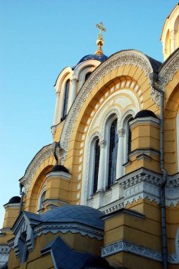 Kyiv şehrindeki Ortodoks Kilisesi.