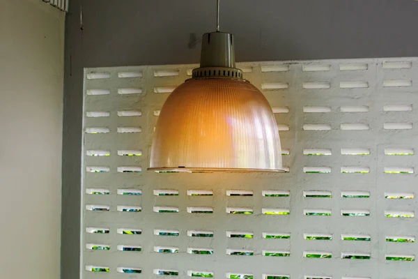 Ceiling Light Beautiful Orange Light — Stock Photo, Image