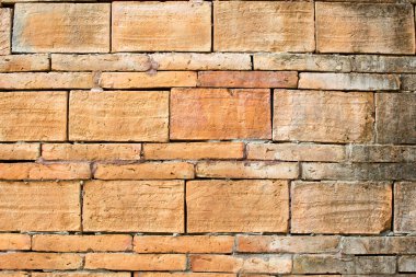 Dekorasyon için güzel tuğla duvar arkaplanı.