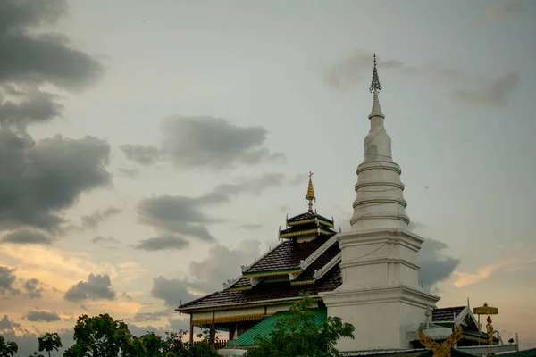Byggnaden Inom Buddhismens Tempel — Stockfoto