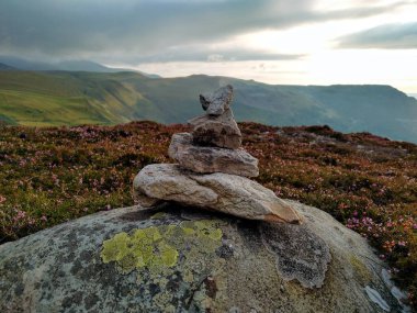 Dağların güzel manzarası