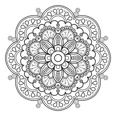 Duvardaki Mandala dijital sanat deseni Dantelli Kitap deseninde Duvar kağıdı boyası gömlek ve fayans desenli Stencil Yapıştırıcı Dekoratif çember süslemesi için dövme tasarımı