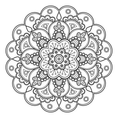 Duvardaki Mandala dijital sanat deseni Dantelli Kitap deseninde Duvar kağıdı boyası gömlek ve fayans desenli Stencil Yapıştırıcı Dekoratif çember süslemesi için dövme tasarımı