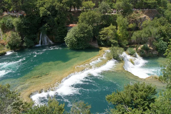 Krka National Park Known Its Succession Seven Waterfalls Located Southern — Stock Photo, Image