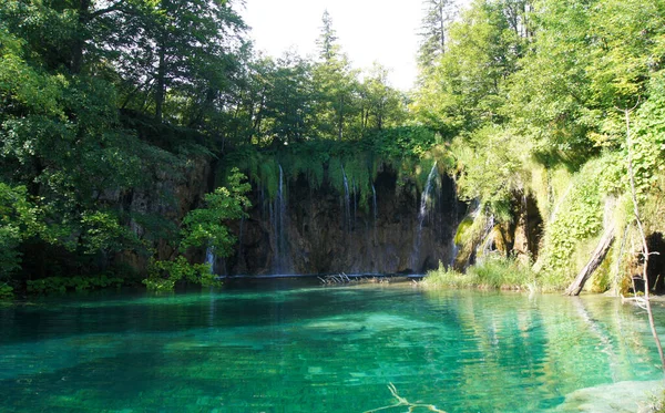 Plitvice Lakes Maior Mais Antigo Parque Nacional República Croácia Beleza — Fotografia de Stock