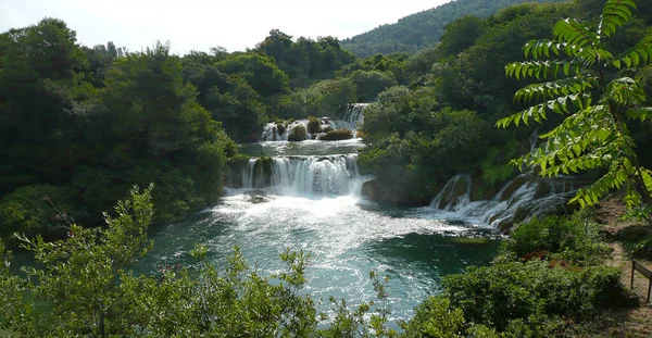 Krka National Park Known Its Succession Seven Waterfalls Located Southern — Stock Photo, Image