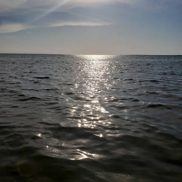 Clearwater Sahili Nin Güzel Bir Ufuk Manzarası Var — Stok fotoğraf