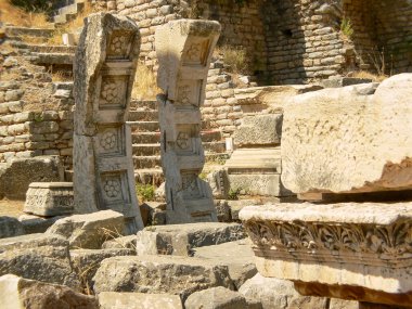 Antik ephesus şehrinin kalıntıları, hindi