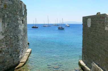 Bodrum 'daki Aziz Peter Kalesi' nden görüntü