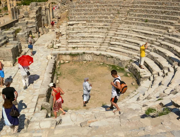 Театр Руины Древнего Города Эфес Турция — стоковое фото
