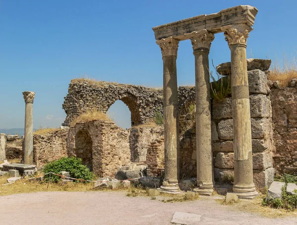 Ruïnes Van Oude Stad Efeze Kalkoen — Stockfoto