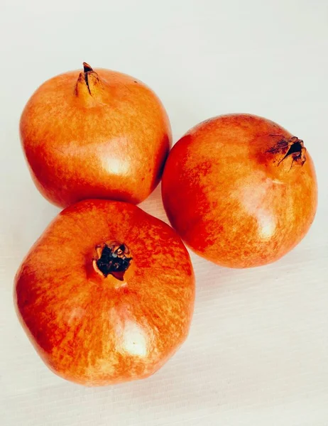 Granatäpple Punica Granatum Frukt Röd Anaar Rodie Nar Melograno Anor — Stockfoto