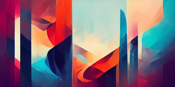 Geometric graphic shapes abstract colored illustration painting background high quality illustration futuristic concept colorful composition artwork element banner art abstract line wallpaper design.