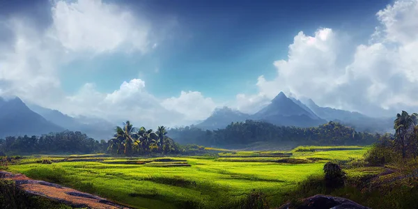 Teeplantagen Der Umgebung Von Munnar Kerala Indien Schöne Landschaft Hochwertige — Stockfoto