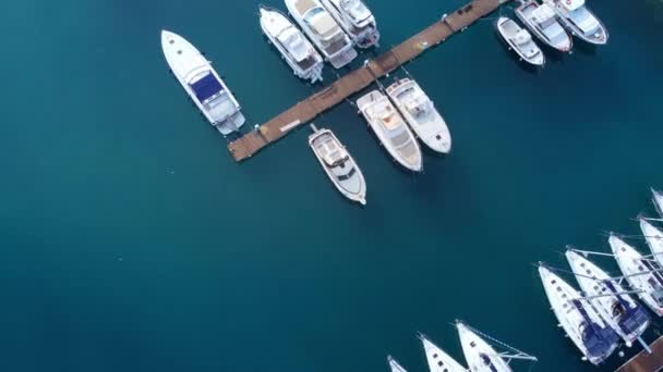 イタリア西海岸のサプリのマリーナ 航空写真 旅行写真 — ストック動画