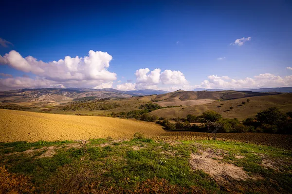 Wunderschöne Ländliche Landschaft Italien Einem Sonnigen Tag Reisefotos — Stockfoto