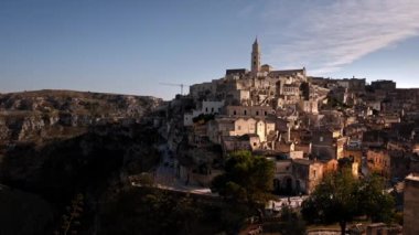 Matera - İtalya 'nın Avrupa kültür başkenti - ünlü Dünya Mirası sitesi - seyahat fotoğrafçılığı