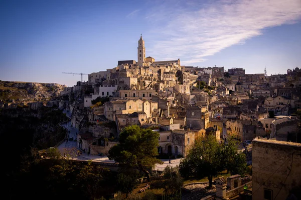 Amazing Matera Old Town Historic Unesco World Heritage Site Італія — стокове фото