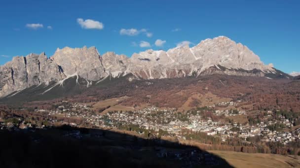 Die Dolomiten Südtirol Italien Sind Unesco Weltnaturerbe Reisefotos — Stockvideo