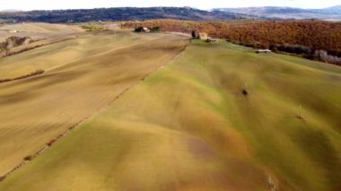 Tuscany İtalya 'da tipik kırsal alanlar ve manzara - seyahat fotoğrafçılığı
