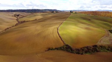Tuscany İtalya 'da tipik kırsal alanlar ve manzara - seyahat fotoğrafçılığı
