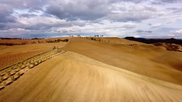 Toscana Cima Região Mais Bonita Itália Viagens Fotografia — Vídeo de Stock