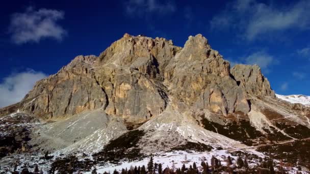 Dolomieten Italiaanse Alpen Zijn Een Unesco Werelderfgoed Reizen — Stockvideo