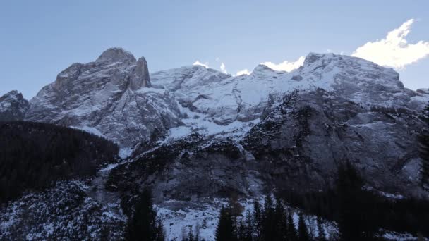 Dolomites Italian Alps Unesco World Heritage Site Travel Photography — Stock Video