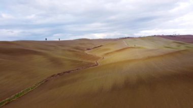 Tuscany İtalya 'da tipik kırsal alanlar ve manzara - seyahat fotoğrafçılığı