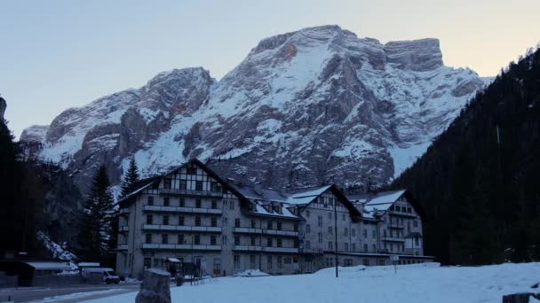 Talyan Alplerindeki Dolomitler Bir Unesco Dünya Mirasları Alanıdır Trentino Italy — Stok video