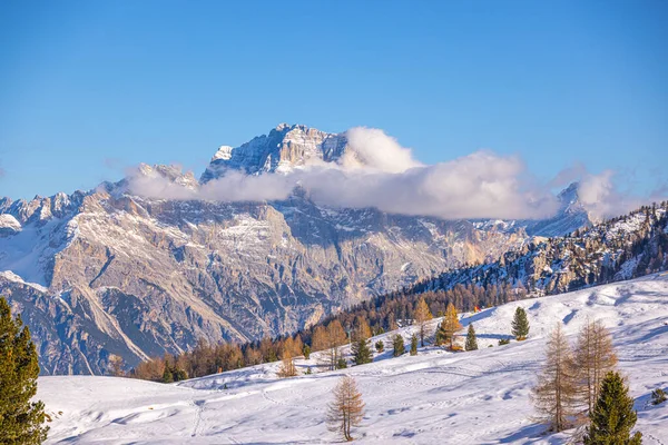 Dolomiterna Italienska Alperna Ett Världsarv Från Unesco Fotografi — Stockfoto