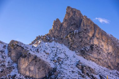 İtalya 'daki Dolomitlerin inanılmaz dağları - bir Unseco Dünya Mirası Sitesi - seyahat fotoğrafçılığı