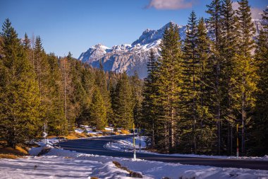 South Tyrol 'un İtalyan Alplerinde Doğa Parkı Pragları - seyahat fotoğrafçılığı